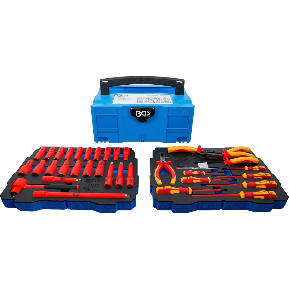 BGS VDE-Zangen- / Schraubendreher- und Steckschlüssel-Satz BGS systainer® 36tlg. - 70230