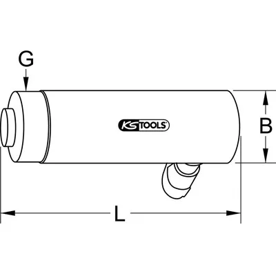 KSTOOLS® - Einschraub-Hydraulik-Zylinder, 15 t