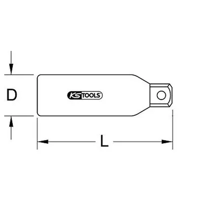 KSTOOLS® - Isolierter Vergrößerungsadapter, 1/4"Fx3/8"M