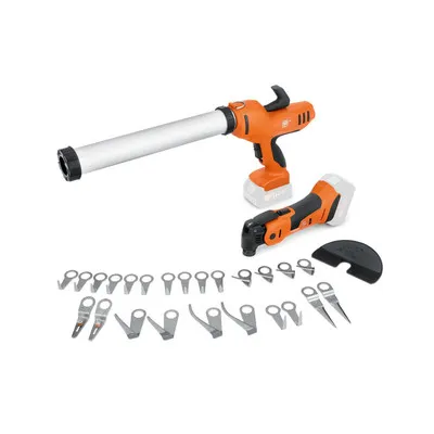 FEIN - Akku-Kartuschenpresse und Akku-MultiMaster AKP 18-600 AS Autoglaser-Set