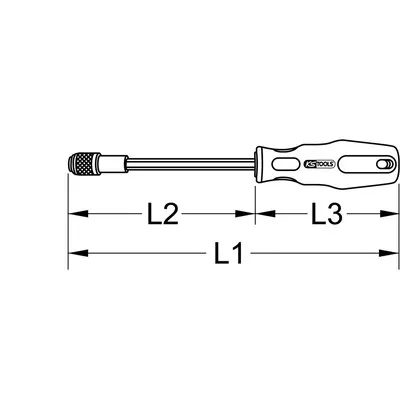 KSTOOLS® - 1/4" ERGOTORQUE Bit-Schraubendreher