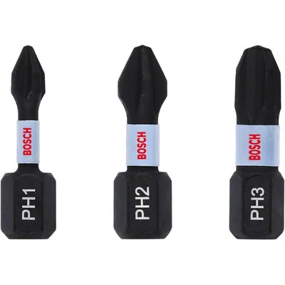 Bosch - Impact Control PH Insert Bits, 3 Stk. (2608522470)