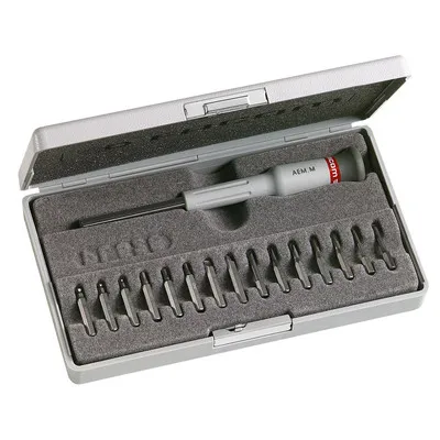 Facom - Bits Serie 0, Bithalter, Set 16-teilig AEM.J1