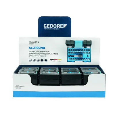 GEDORE - VS 666-032- Display mit 16x Bit-Box Allround