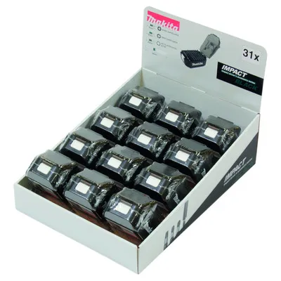 Makita® - Display 12x Impact Black Bit-Set 31-teilig E-03090