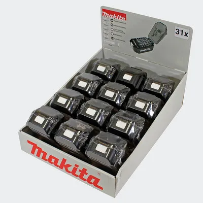 Makita® - Display Bit-Set 31-teilig 12Set E-00022