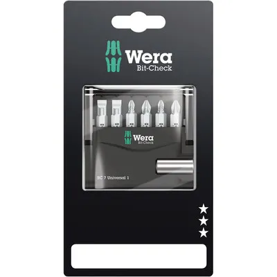 Wera® - Bit-Check 7 Universal 1 SB, 7-teilig