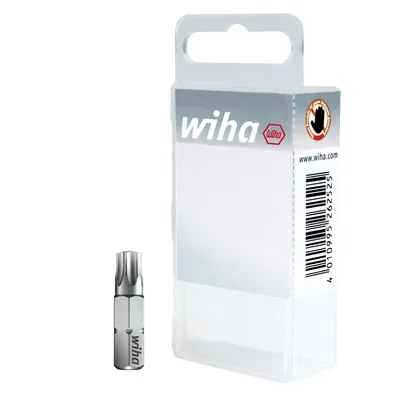 Wiha® - Bit Set Standard 25mm für TORX® 10-teilig 1/4" Box 36288