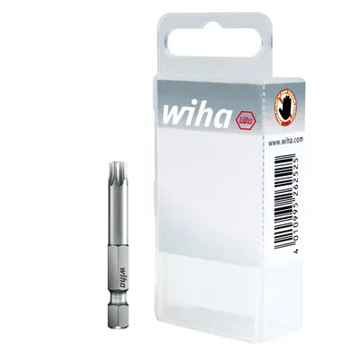 Wiha® - Bit Set Standard 25mm für TORX® 10-teilig 1/4" Box 35832