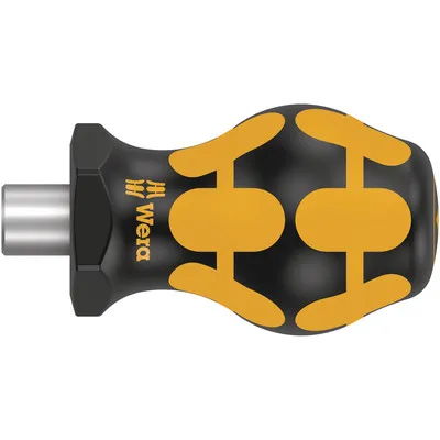Wera® - 809/1 ESD Stubby Bits-Handhalter, mit Sprengring, 1/4" x 54 mm