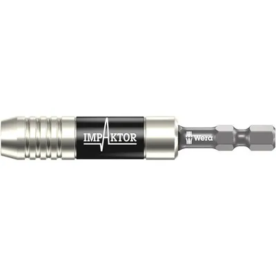 Wera® - Impactor Bithalter 897/4 IMP mit Sprengring und Magnet 1/4" x 75mm