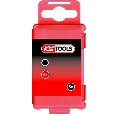KSTOOLS® - 1/4" Bit Innensechskant, 75mm, 3mm, 5er Pack