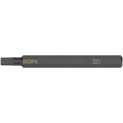 Wera® - 840 S Hex-Plus Innensechskant Bits für Schlagschraubendreher, 4 x 70mm