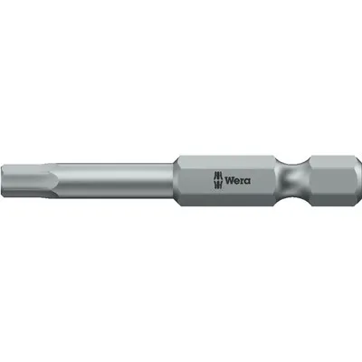 Wera® - Bit 1/4" DIN 3126 E6,3 Hex 2,5 x 50mm zähhart