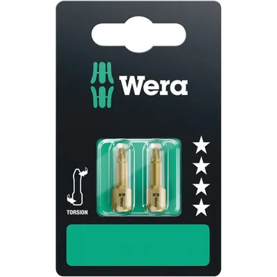 Wera® - 855/1 TH SB Bits, PZ 1 x 25mm, 2-teilig