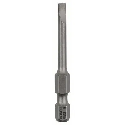 Bosch - Schrauberbit Extra-Hart, S 0,5 x 4,0, 49mm, 3er-Pack (2607001475)