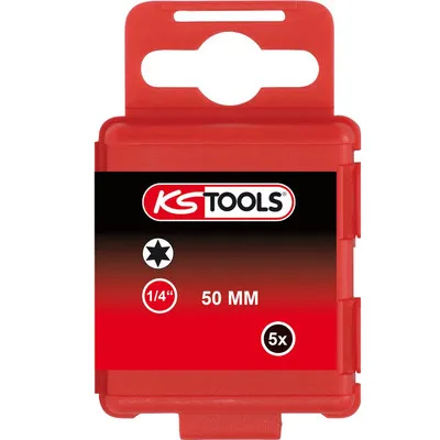 KSTOOLS® - 1/4" Bit Torx, 50mm, T15, 5er Pack