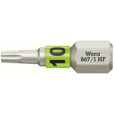 Wera® - 867/1 TORX HF Bits mit Haltefunktion, TX 10 x 25 mm