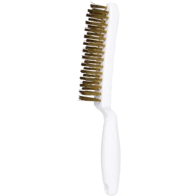 KSTOOLS® - Messingdraht-Handdrahtbürste 3-reihig, 285mm