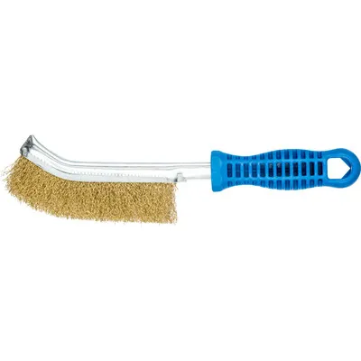 PFERD - Handbürste gebogen HBG 1reihig Messing-Draht-Ø0,30 (10)