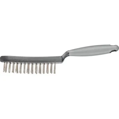 PFERD - Handbürste mit Kunststoffkörper und ergonomischem Griff HBUP 2reihig Edelstahl-Draht-Ø0,40