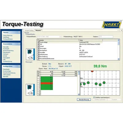 HAZET - Prüfsoftware Torque-Testing 7901E-D