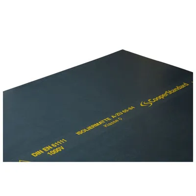 CooperStandard - Isoliermatte, 4,0mm stark, oben gerieft, 1000 V, 10,0 x 1,0 m