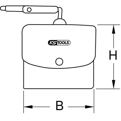 KSTOOLS® - Schutztasche für Elektriker-Handschuhe, 200mm
