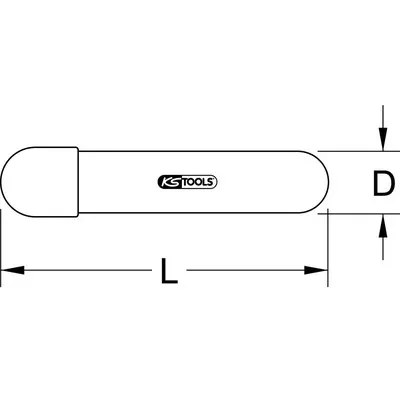 KSTOOLS® - Tülle mit Schutzisolierung und Klemmkappe, 25mm