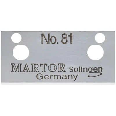 martor - Ersatzklinge INDUSTRIEKLINGE 81