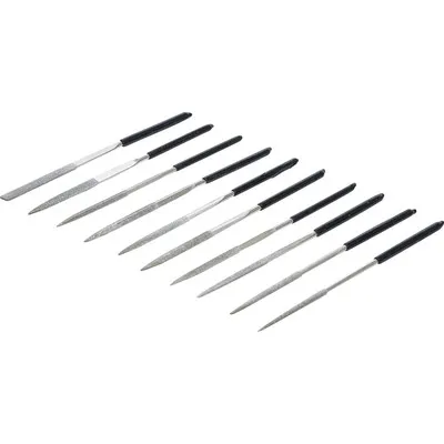 BGS - Diamantfeilen-Satz gerade 140 x 3mm 10-teilig