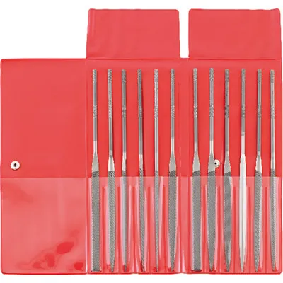 FORMAT - Nadelfeilen-Satz 200mm Hieb 0 12-teilig