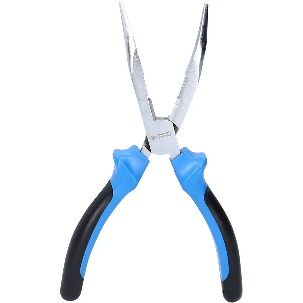 BRILLIANT TOOLS Flachrundzange gebogen 200 mm - BT060902