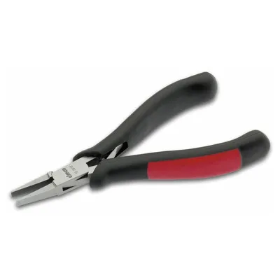 cimco® - Elektronik-Flachzange 130mm glatte breite Backen 2,0 x 3,5mm