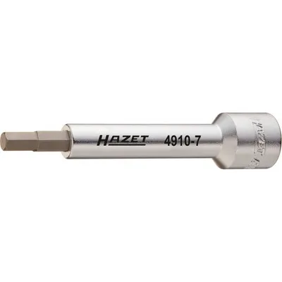 HAZET - Verlängerung 4910-8, 1/2" x 122,5mm, Abtrieb Sechskant 8mm