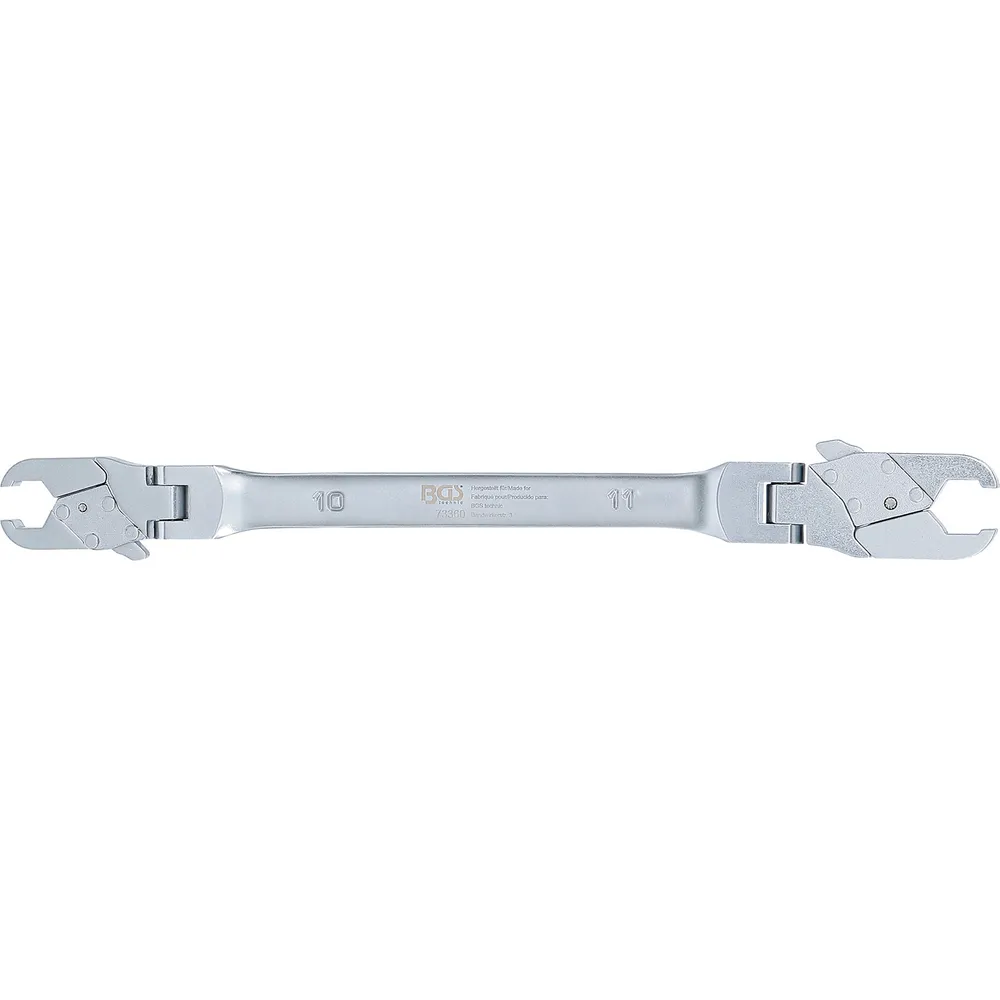 BGS Bremsleitungsschlüssel mit Ratschenfunktion SW 10 x 11 mm - 73360