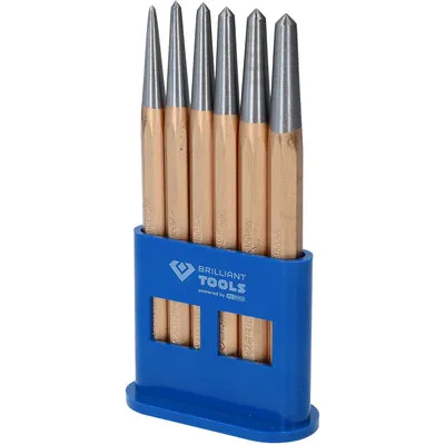 Brilliant Tools - Körner-Satz, 6-teilig