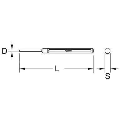 KSTOOLS® - BRONZEplus Splinttreiber, 8mm