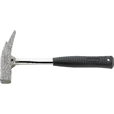 FORMAT - Latthammer geraut mit Magnet-Nagelhalter und Stahlrohrstiel 600g