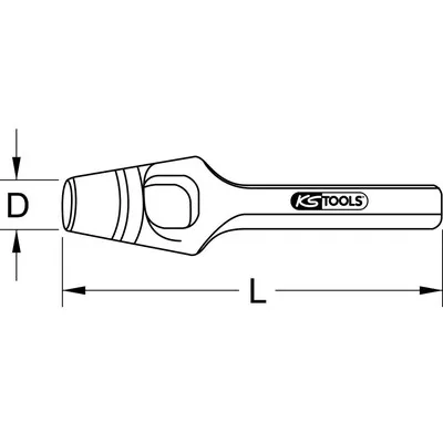 KSTOOLS® - Henkel-Locheisen, 13mm