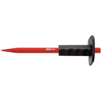 KSTOOLS® - Spitzmeißel mit Handschutzgriff, 8-kant, 500mm