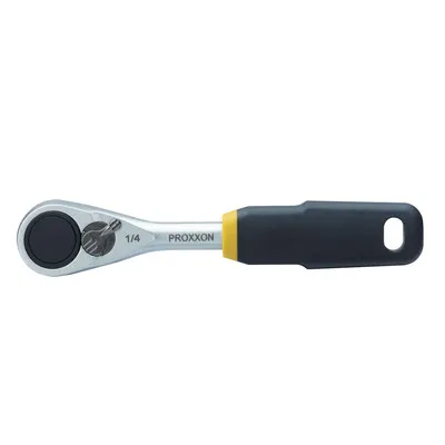 PROXXON - MICRO-Bit-Ratsche, 1/4" 6,3mm, mit extrem schlankem Kopf (23 x 12mm)