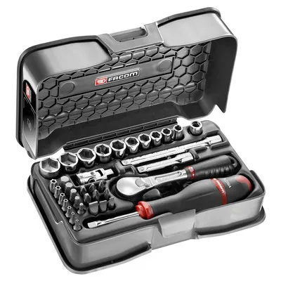 Facom - Steckschlüssel-Set 1/4" RL.161, 37-teilig RL.161-6P6