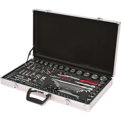 KSTOOLS® - 1/4"+1/2" CHROMEplus Steckschlüssel-Satz, 102-teilig