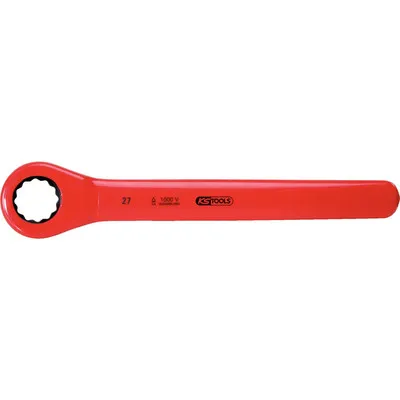 KSTOOLS® - Ratschenringschlüssel mit Schutzisolierung, 24mm