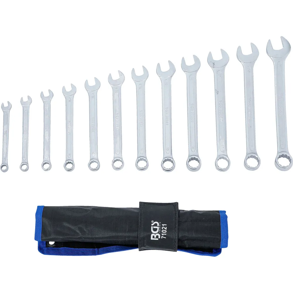 BGS Maul-Ringschlüssel-Satz SW 8 - 19 mm 12tlg. - 71021