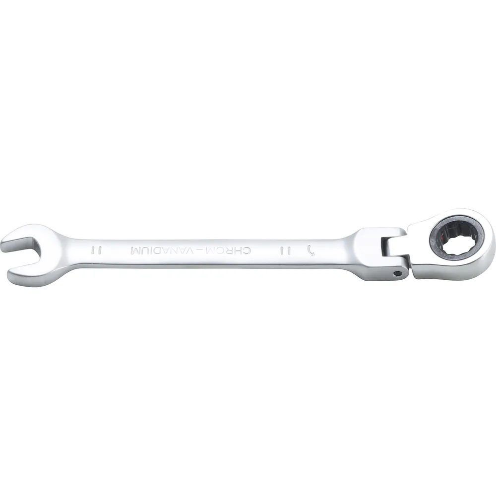 BGS Ratschenring-Maulschlüssel abwinkelbar SW 11 mm - 6711