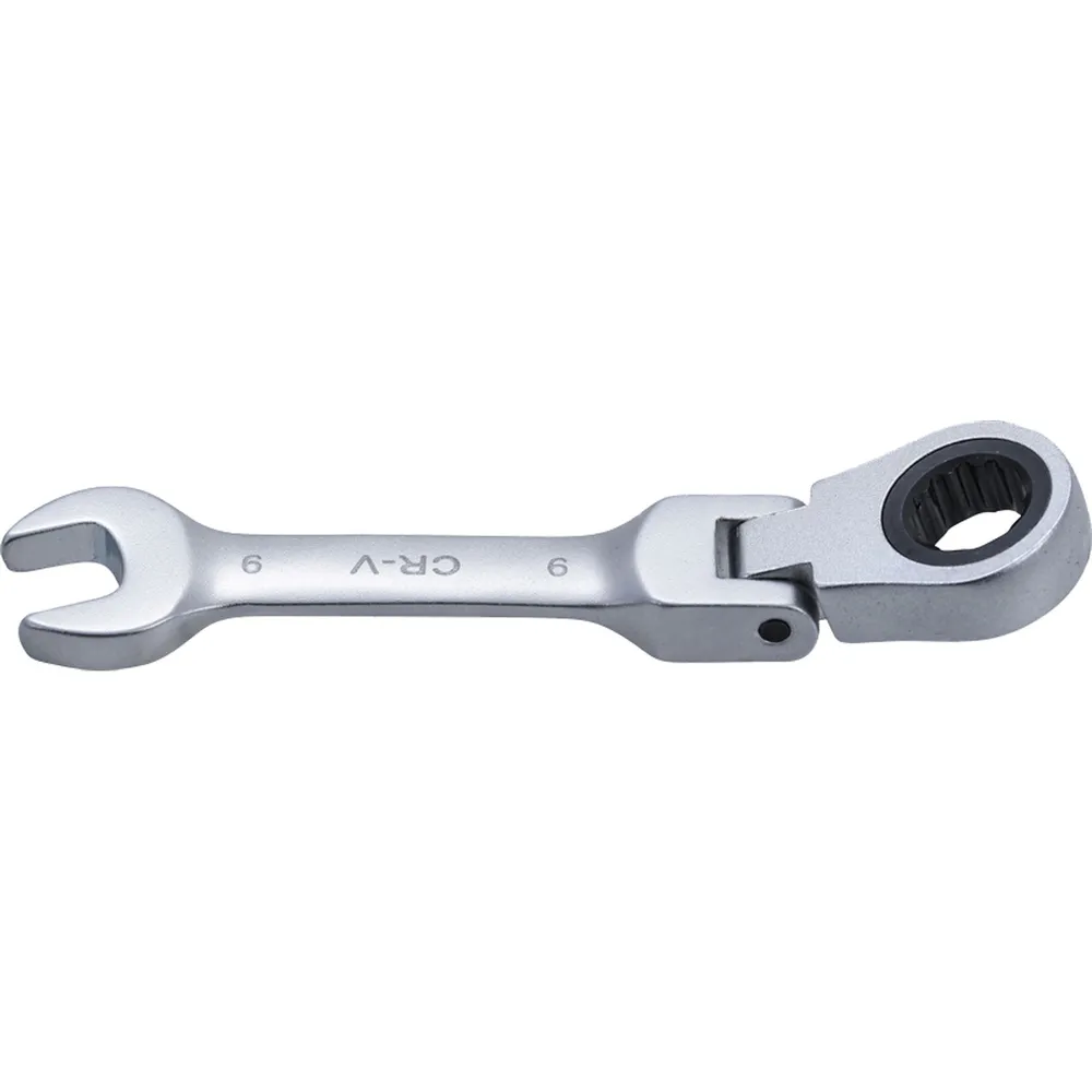 BGS Ratschenring-Maulschlüssel kurz abwinkelbar SW 9 mm - 6909