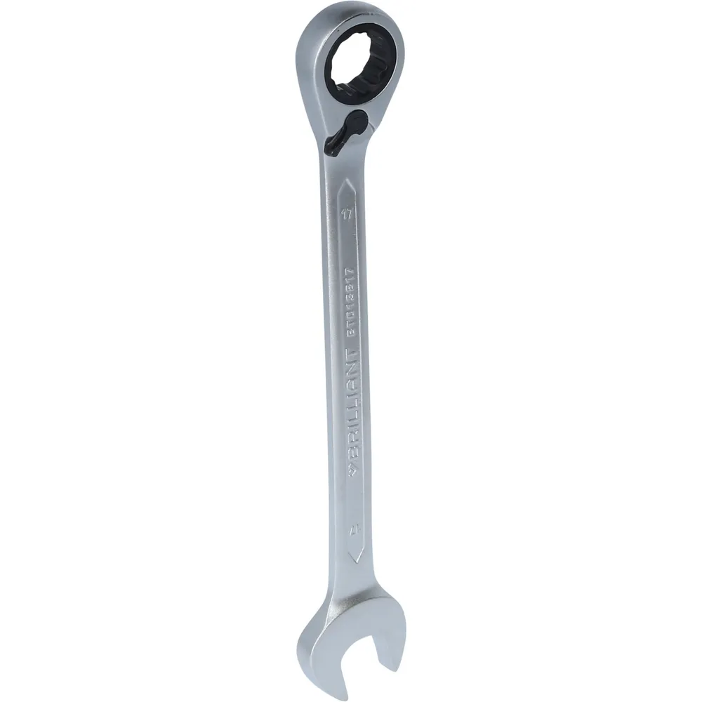 BRILLIANT TOOLS Ratschenringschlüssel umschaltbar 17 mm - BT013817