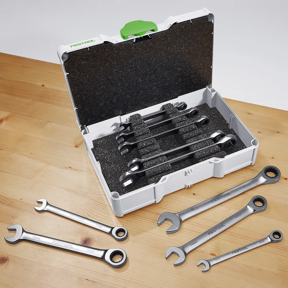 Festool Ringratschenschlüssel-Set SYS3 S 76-RRS-Set im Systainer - 578117